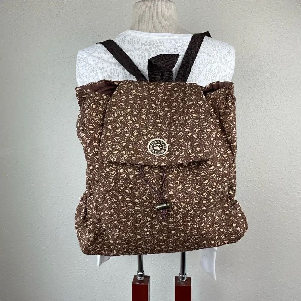 The Loyal Order Friends of Boyds Teddy Bears Collectible Backpack Purse Bag EUC